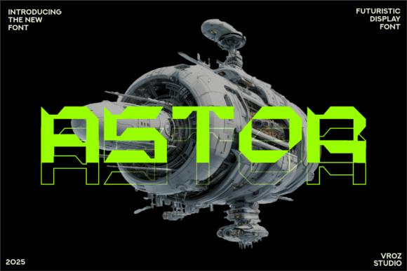 Astor: The High-Tech Display Typeface for Modern Edge