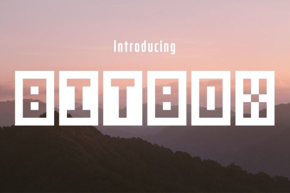 Bitbox: The Pixelated Display Font That Commands Attention