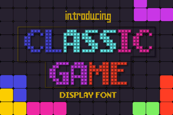 Classic Game: A Display Font That Brings Playful Nostalgia to Your Projects