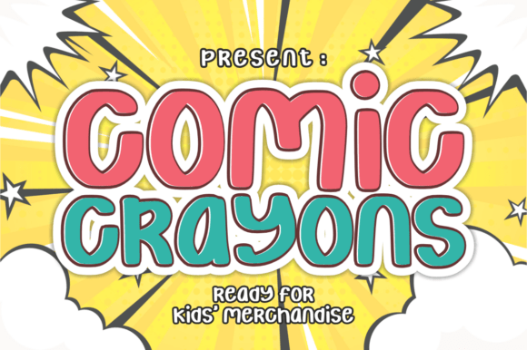 Comic Crayons: The Font That Brings Bold, Playful Energy to Life