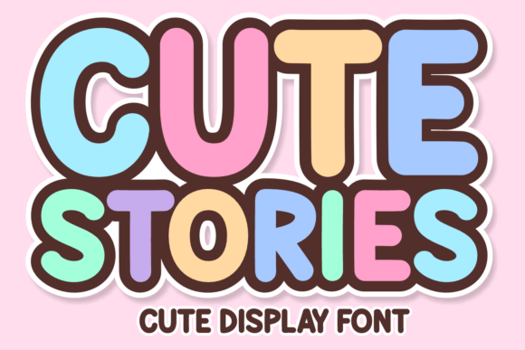Cute Stories: The Groovy Font for Bold Branding