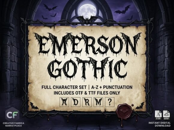 Emerson Gothic: Unleash the Shadows in Your Design
