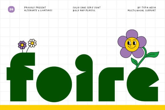 Foire: The Playful Bold Font That Brings Brands to Life
