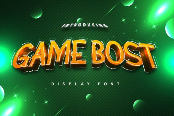 Game Bost: A Friendly Typeface for Bold, Clear Designs