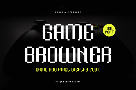 Game Browner: A Modern Typeface for Bold Branding