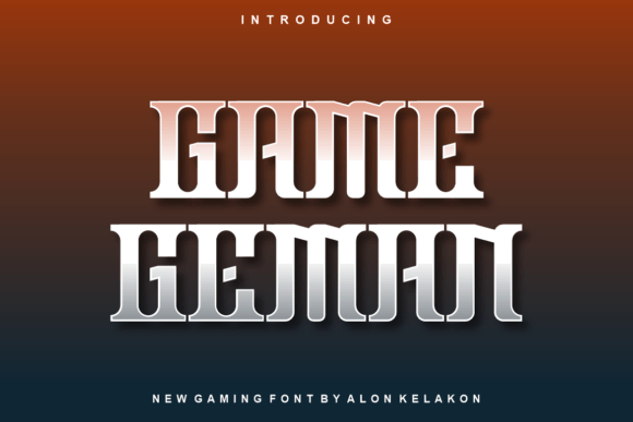 Game Geman: The Display Font That Commands Attention