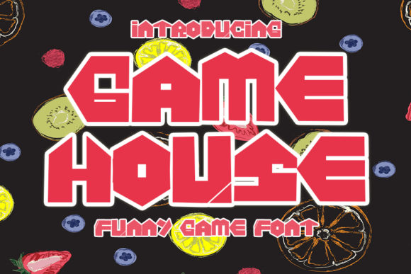 Game House: The Bold Display Font That Commands Attention