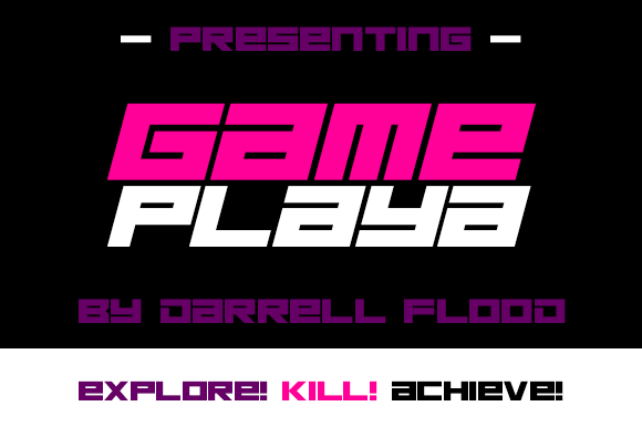Game Playa: The Sci-Fi Font That Commands Attention