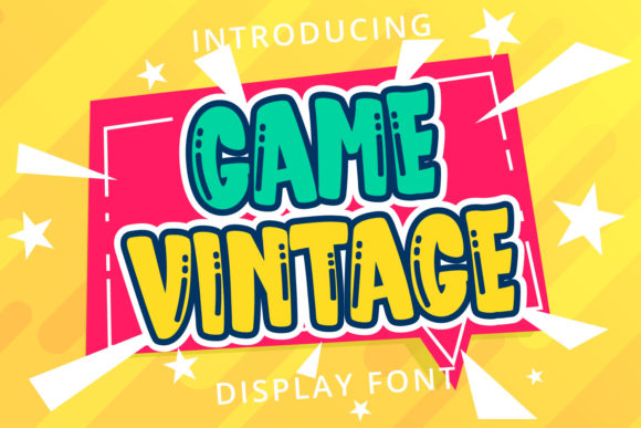 Game Vintage: The Retro Display Font for Modern Projects