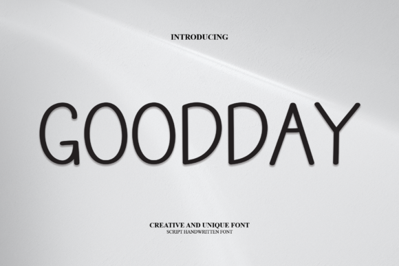 Goodday: A Font That Brings Instant Charm to Game and Creative Branding