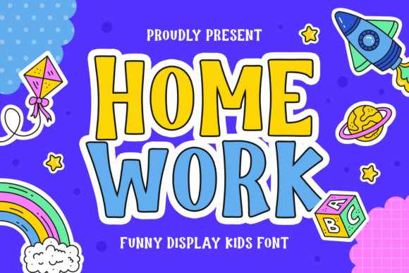 Homework Font: Capturing Childhood Joy in Every Letter