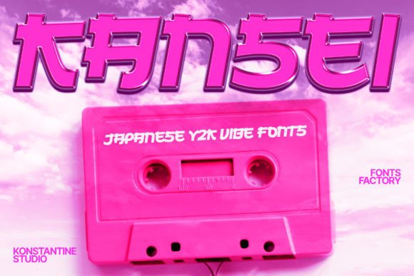 Kansei: Capturing the Y2K Spirit in a Modern Display Typeface