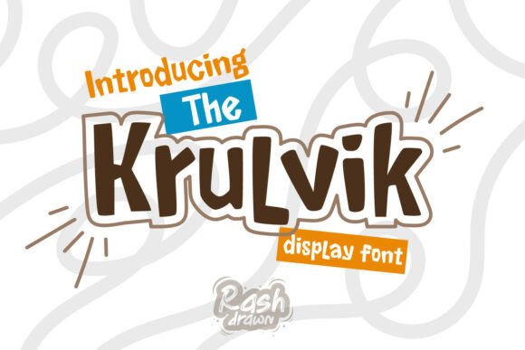 Krulvik: A Playful Font for Bold, Creative Projects