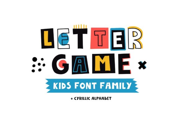 Letter Game: A Font That Feels Like Childhood