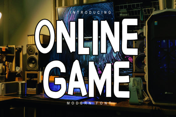 Online Game: The Bold Font for Modern Brands