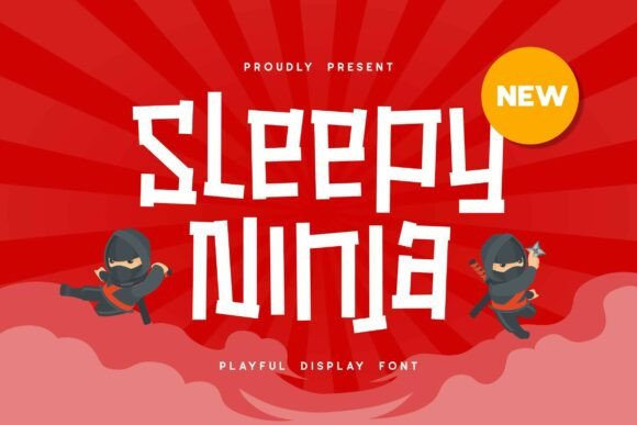 Sleepy Ninja Font: Bold Japanese-Inspired Typography
