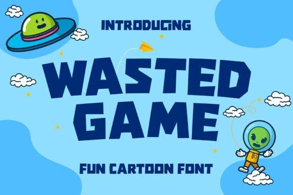 Wasted Game: A Playful Box Font for Bold, Creative Designs