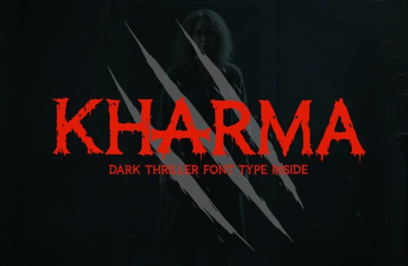 Why Kharma Is the Perfect Typeface for Your Next Dark Design Project
