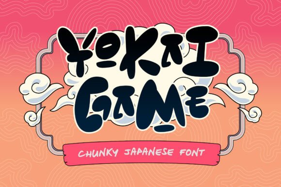 Yokai Game: A Chunky Japanese Font for Bold, Cultural Design